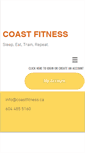 Mobile Screenshot of coastfitness.ca